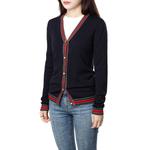 Кардиган женский Gucci, темно-синий - фото 4