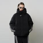 HARSH AND CRUEL Пуховик унисекс черный, Black - фото 8