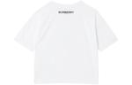Футболка детская Burberry с принтом, белый - фото 2