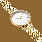 Часы Ruby Gold White Mesh Burker - фото 2