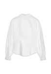 Блуза NA-KD Button-down blouse, White - фото 7