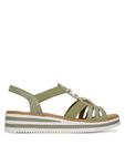 Сандалии V0245-52 Rieker, зеленый - фото