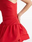 Patou платье мини на одно плечо, красный - фото 4