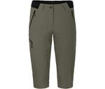 BERGSON Походные брюки 3/4, легкие и прочные, зеленые - фото