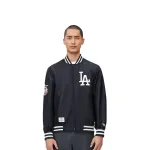 Бейсбольная куртка унисекс New Era, Черный - фото 3