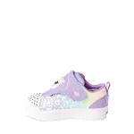 Кроссовки Skechers Twi-Lites Twinkle Pets Glitter Cat — для малышей, лаванда - фото 3