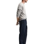 Трикотажная футболка мужская серая ZARA - фото 6