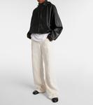 Хью кожаные слипоны The Row, черный - фото 3