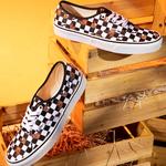 Кеды Vans Wallpaper Authentic 'Black White', черный/белый - фото 6