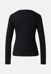 Топ comma Long sleeved top, Schwarz/Black - фото 6