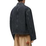 Джинсовая куртка мужская черная Loewe, черный - фото 3