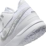 Nike Mens Lebron 20, White/Metallic Silver/Light Smoke Grey - фото 7