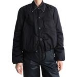 Lemaire Утепленная куртка-бомбер, Black - фото 6