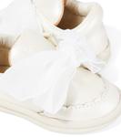 Кожаные кроссовки Baby Brookli Donsje, Off White Metallic Leather - фото 4