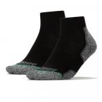 Носки 1000 Mile Run Anklet Repreve Recycled Socks (двойной комплект), черный - фото