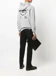 Худи на молнии с логотипом Plein Philipp Plein, серый - фото 2