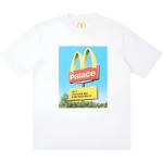 Футболка с принтом в виде вывески McDonald's PALACE, белый - фото