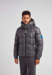 Куртка JACK1T EZ BOXED PUFFER RACER LUX, Graphite Black/Grey - фото