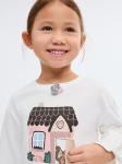 Лонгслив MANGO KIDS House, Off white - фото 6