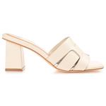 Босоножки Renatta на блочном каблуке Journee, белый - фото 3