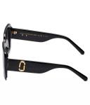 Солнцезащитные очки марки 647/s Marc Jacobs, черный - фото 4