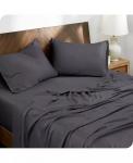 Комплект простыней TENCEL из лиоцелла, Королева Bare Home, серый - фото 4