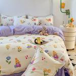 FUANNA Комплект постельного белья, 200 см, 4 предмета - фото 10