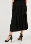 Юбка А-силуэта Regular Fit LELA, черная - фото 6
