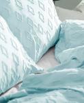 Наборы текстурированных пододеяльников Gemma Southshore Fine Linens, синий - фото 3