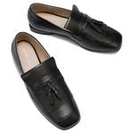 Лоферы женские черные Ecco - фото 5