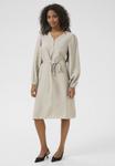 Платье-рубашка LUI Kaffe, бежевый - фото 2