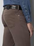 Чинос м5 тонкий Meyer, коричневый - фото 4