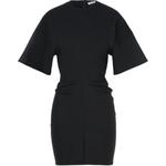 Облегающее мини-платье из джерси Alexander Wang, черный - фото 3