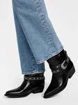Ботинки Guess Lansly Western Bootie, черный - фото 6