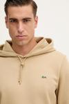 Хлопковая толстовка Lacoste, бежевый - фото 4