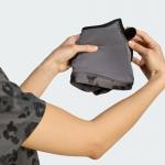 Спортивный бюстгальтер Adidas Powerreact Essentials Light Support Bra Print, цвет Grey Five/Black - фото 7