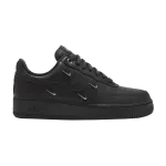 Кроссовки Wmns Air Force 1, цвет Black Silver Mini Swoosh - фото