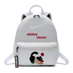 Nike Тканевый рюкзак женский серо-белый, Multicolor Kitten - фото