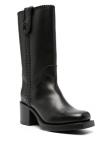 Hereu Aumandra 65mm leather boots, черный - фото 2