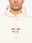 Худи с вышитым логотипом Charles Jeffrey Loverboy, бежевый - фото 5