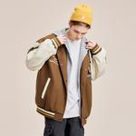 Doraemon Бейсбольная куртка унисекс, Black/Ecru - фото 5