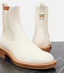 Кожаные ботинки челси Марси Chloé, Eggshell - фото 5