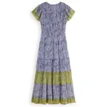 Платье Scotch & Soda Gathered short sleeve long, серый - фото 4