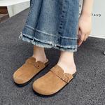 Закрытые тапочки для женщин AGSDON, хаки - фото 11