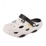 Pnj Клоги унисекс черно-белые, цвет Black White - фото 6