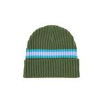 Кашемировая шапка Supreme Stripe Оливковый - фото 2