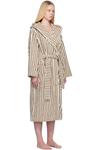 Терри халат с капюшоном Tekla, цвет kodiak stripes - фото 2