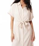 Элиенор Миди платье в бежевом цвете FRNCH - фото 5