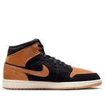 Кроссовки Air Jordan 1 Mid 'Black Flax' - фото 6