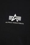 Хлопковая футболка Basic T с маленьким логотипом Alpha Industries, черный - фото 5